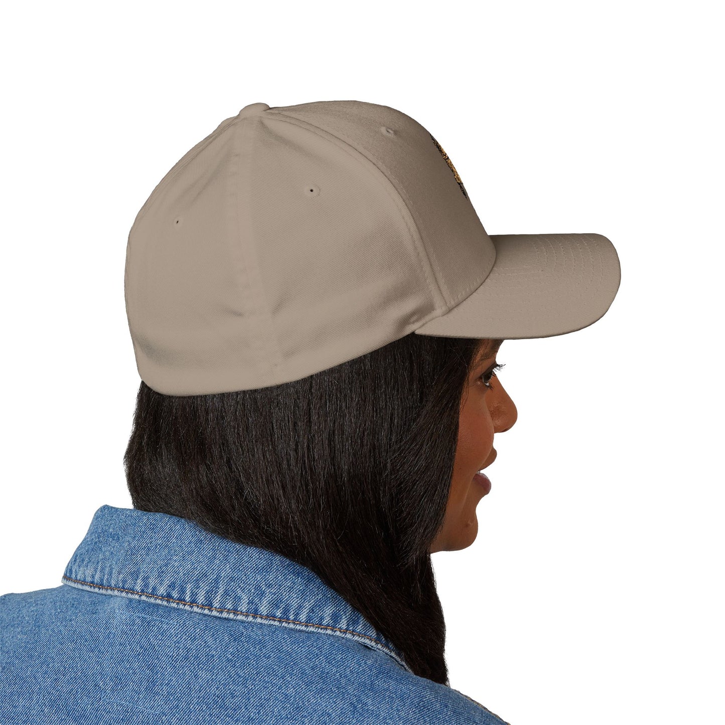 Embroidered Lion vs Bull Cap — Structured Baseball Hat