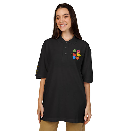 Personalized Embroidered Polo Shirt — Add your logo or type your text