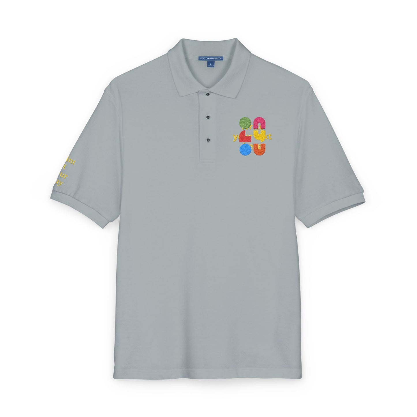 Personalized Embroidered Polo Shirt — Add your logo or type your text