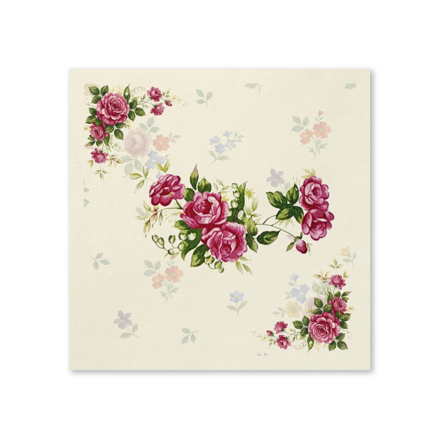 Vintage Rose Cocktail Napkins – Gol Sorkhi